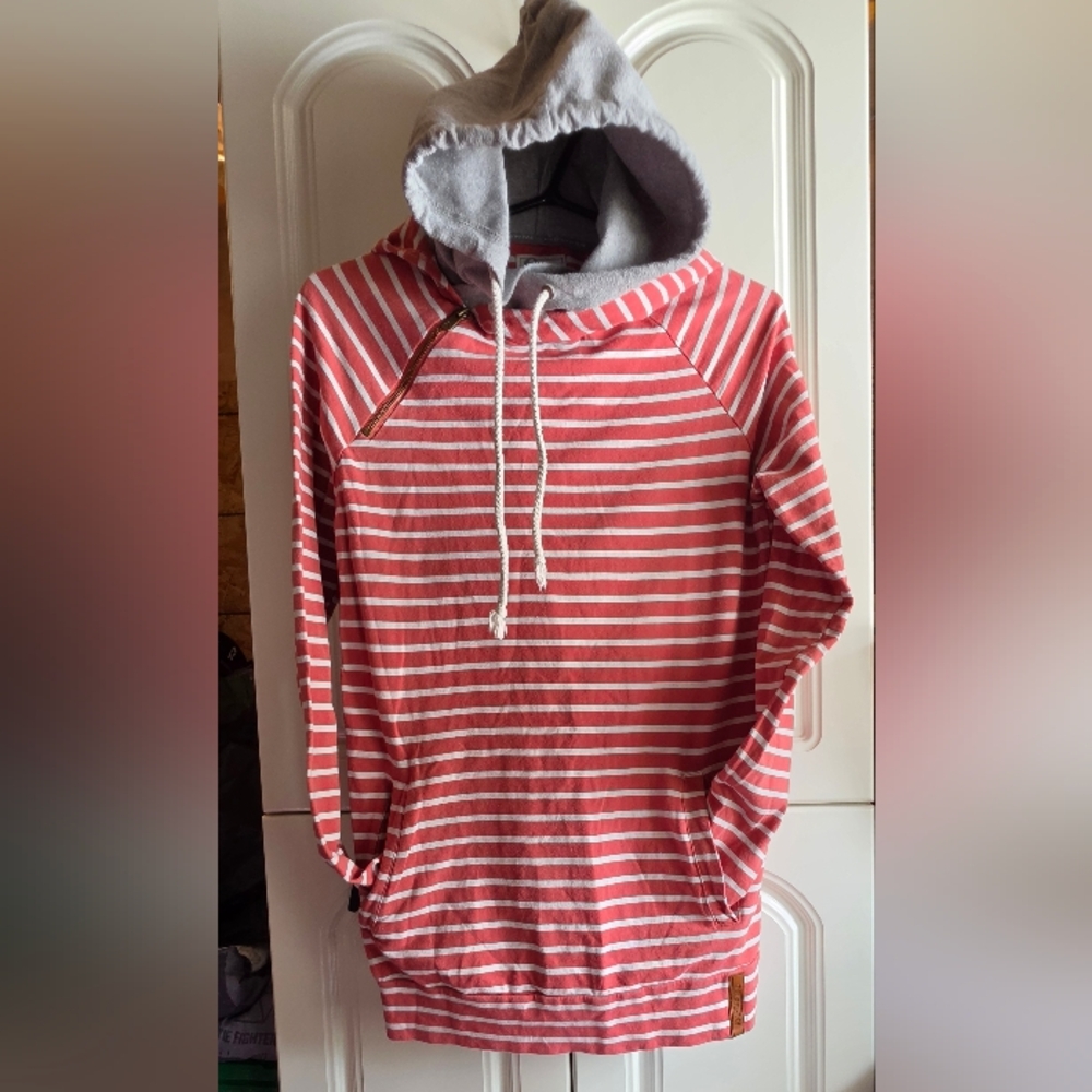 💥 Ampersand AvenueDoubleHood™ Sweatshirt - Line It Up - Picture 4 of 11